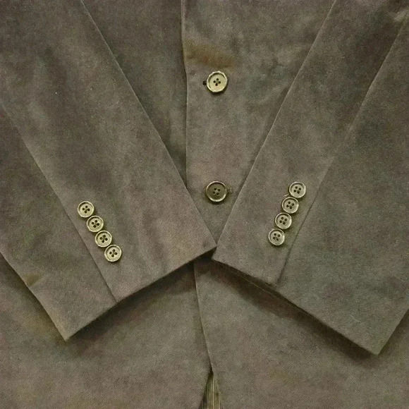 Calvin Klein Mens Velvet Smooth Blazer Black size 44L - Picture 4 of 12